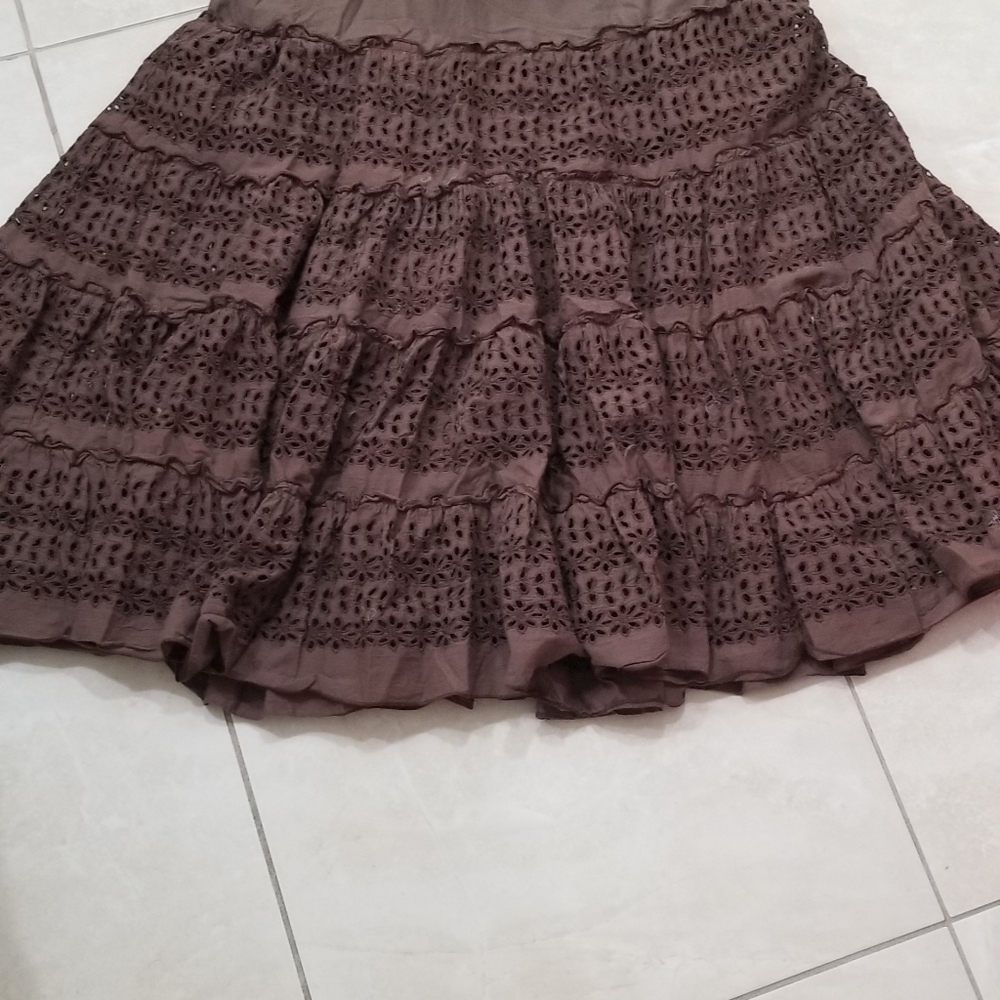 Nice brown skirt size L KAKTUS Brand - Picture 5 of 9